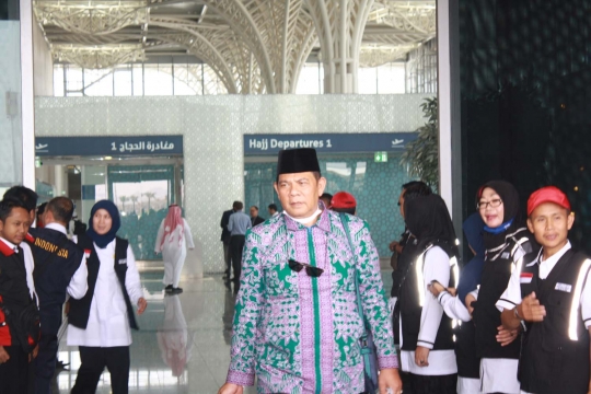 Jemaah haji kloter pertama tiba di Madinah