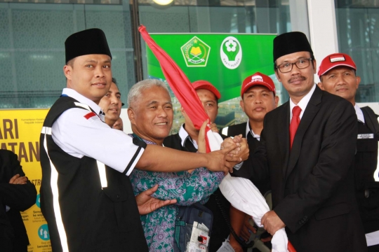 Jemaah haji kloter pertama tiba di Madinah