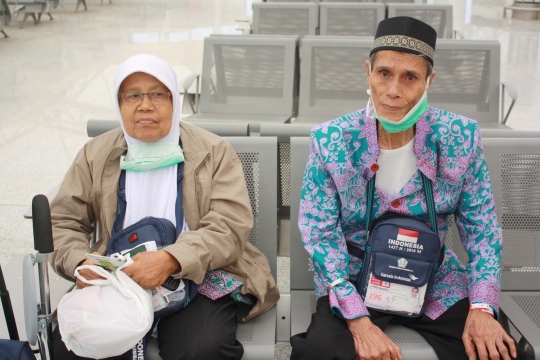 Jemaah haji kloter pertama tiba di Madinah