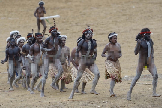 Menyaksikan perang antarsuku di Festival Lembah Baliem