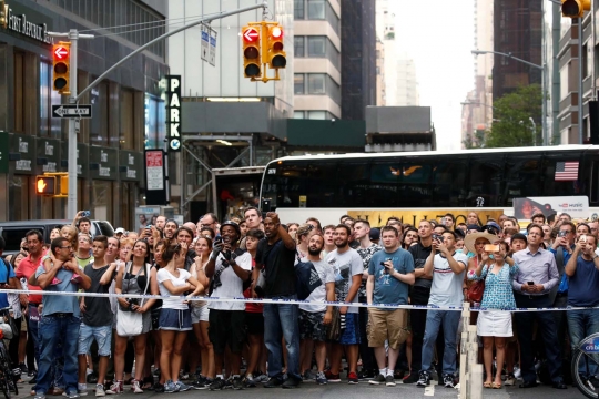 Aksi nekat pria panjat gedung Trump Tower bikin NYPD kewalahan