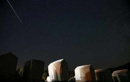 Menyaksikan keindahan hujan meteor Perseid di Bosnia