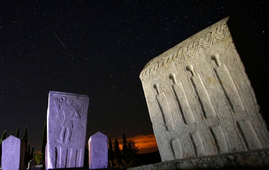 Menyaksikan keindahan hujan meteor Perseid di Bosnia