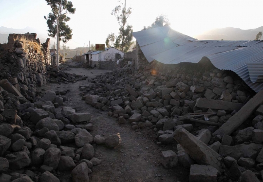 Gempa dangkal 5,3 SR guncang Peru, 4 tewas