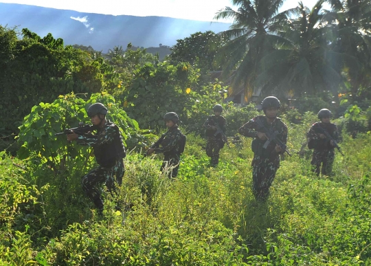 Aksi Brimob buru jejak kelompok Mujahiddin Indonesia Timur di Poso
