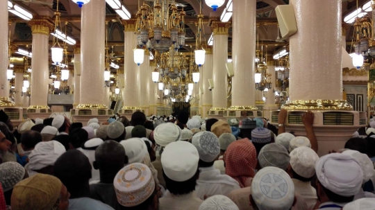 Raudhah, tempat berdoa paling mustajab di Masjid Nabawi