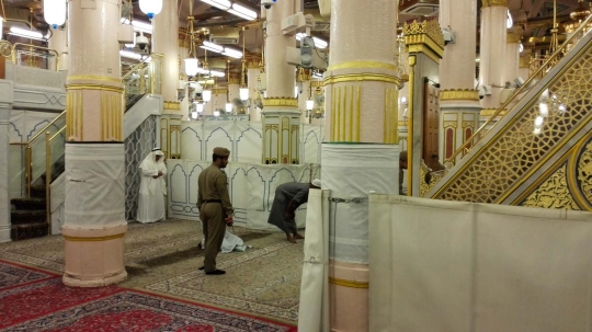 Raudhah, tempat berdoa paling mustajab di Masjid Nabawi