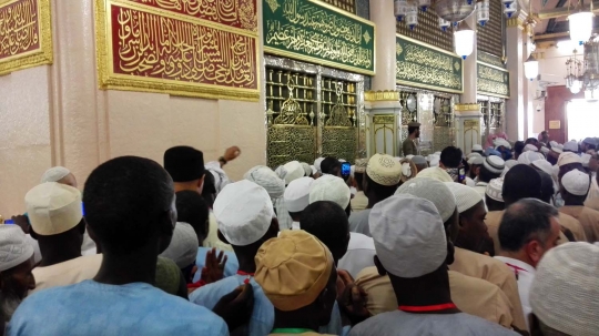 Raudhah, tempat berdoa paling mustajab di Masjid Nabawi