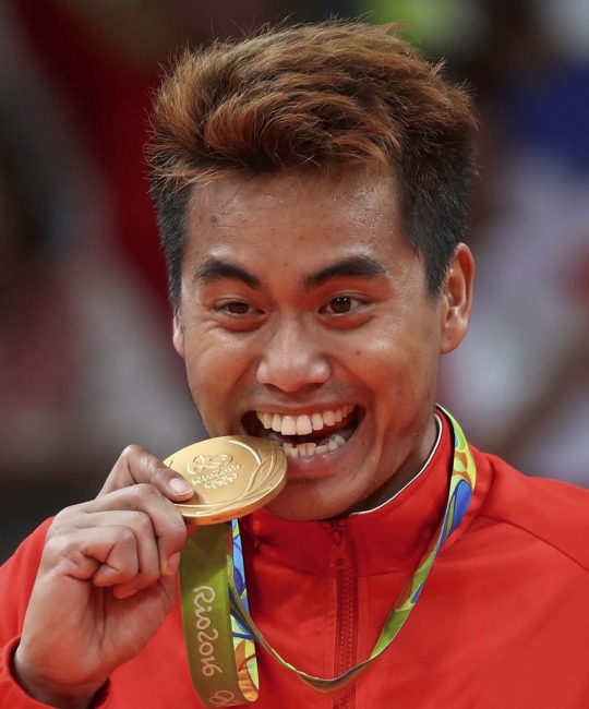 Gaya Tontowi/Liliyana gigit emas pertama Indonesia di Olimpiade 2016