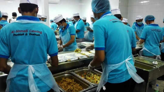 Intip dapur katering di Madinah yang layani ribuan jemaah haji