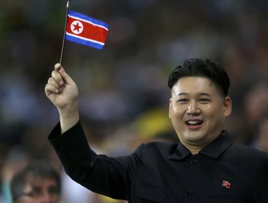 Sosok mirip Kim Jong-un ini hebohkan Olimpiade 2016