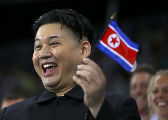 Sosok mirip Kim Jong-un ini hebohkan Olimpiade 2016