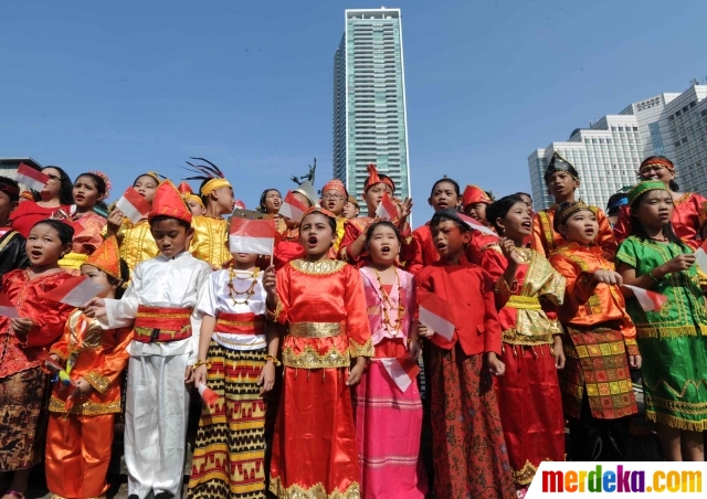 Foto : Keceriaan anak-anak ramaikan karnaval budaya di 