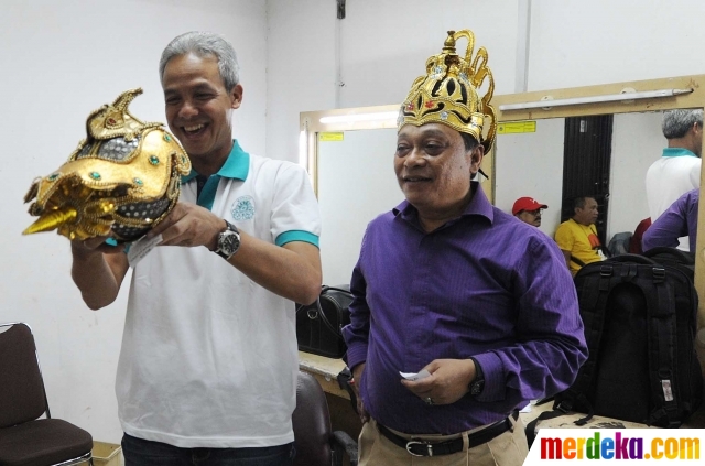 Foto : Aksi Ganjar Pranowo perankan Hayam Wuruk di 