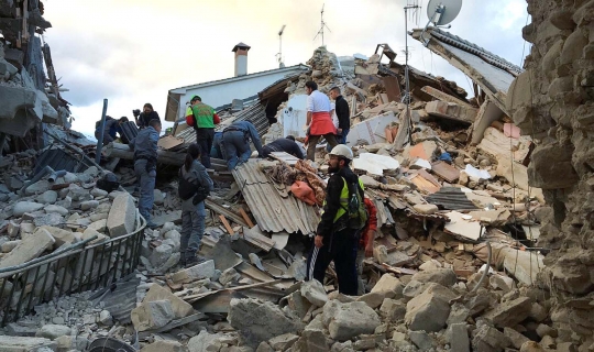 Luluh lantak Italia diguncang gempa 6,2 SR