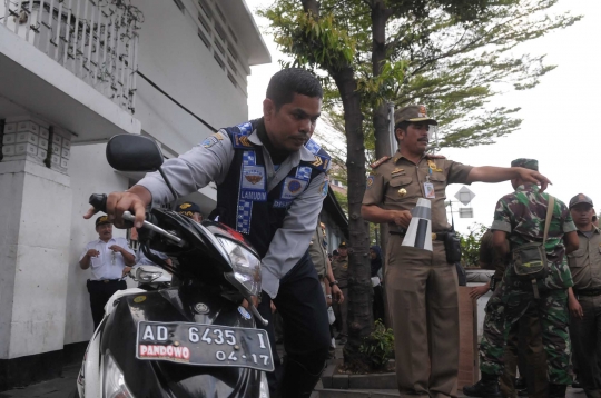 Penertiban PKL dan parkir liar di Kota Tua