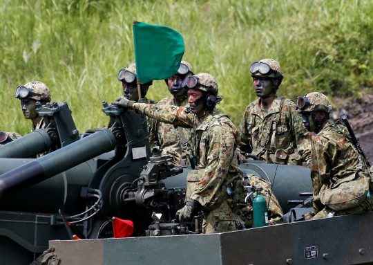 Jepang unjuk kebolehan dalam latihan militer tahunan