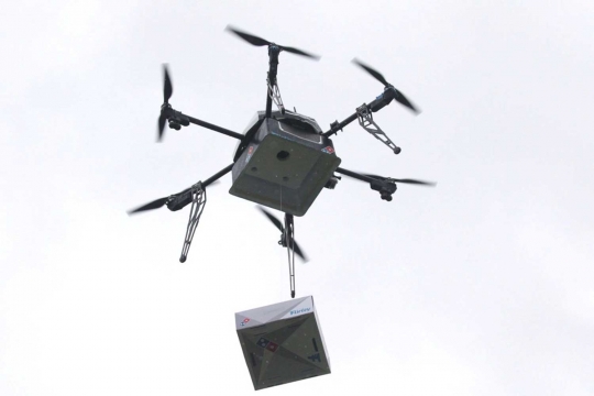 Di Selandia Baru pesan pizza diantar drone