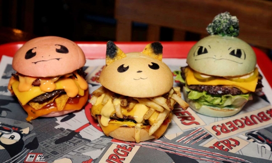 Restoran ini bikin burger bercita rasa Pokemon