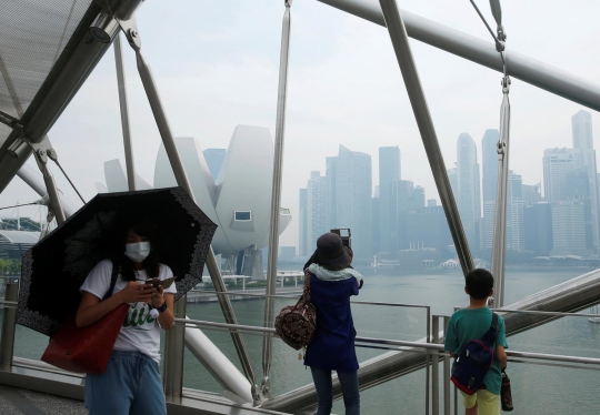 Kabut asap Riau kembali kepung Singapura