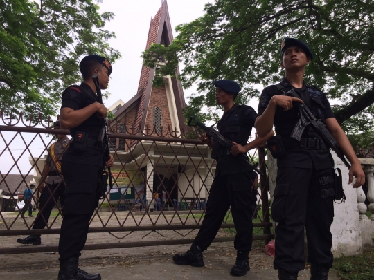 Ini wajah pelaku bom bunuh diri di gereja Medan