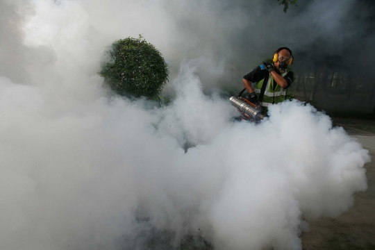 Darurat Zika, Singapura asapi perumahan warga