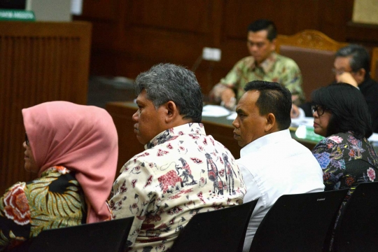 Empat pejabat penting DKI bersaksi di sidang terdakwa Sanusi