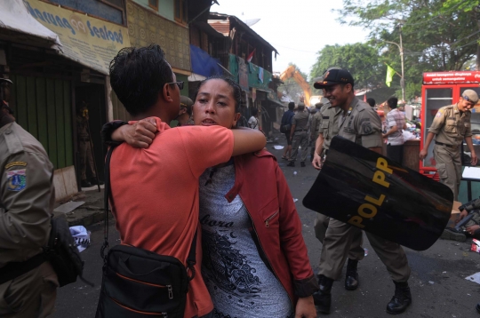 Penggusuran puluhan rumah di Rawajati