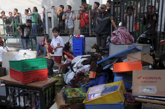 Penggusuran puluhan rumah di Rawajati