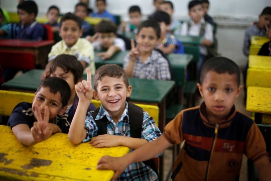 Menengok sekolah anak-anak pengungsi Palestina di Yordania