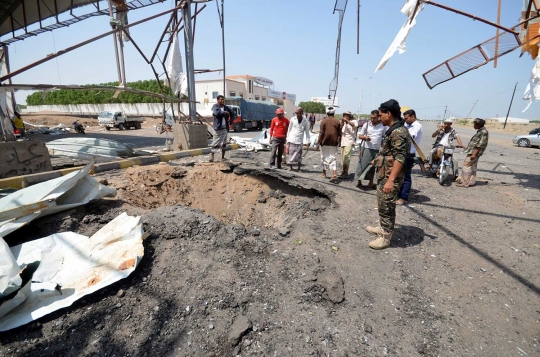 Kehancuran Yaman usai dibombardir koalisi Saudi