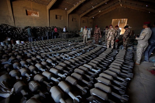 Intip gudang senjata ISIS di Falluja