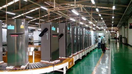LG pamer pabrik kulkas di Banten, mampu produksi 5.000 unit per hari