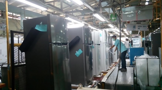 LG pamer pabrik kulkas di Banten, mampu produksi 5.000 unit per hari