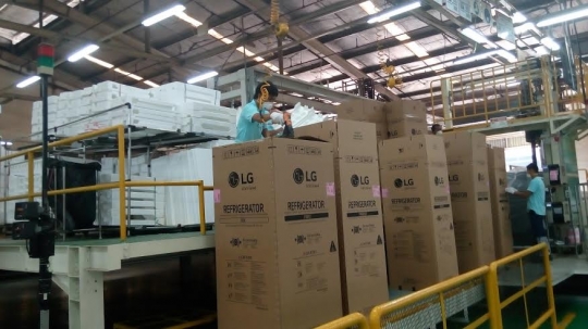 LG pamer pabrik kulkas di Banten, mampu produksi 5.000 unit per hari
