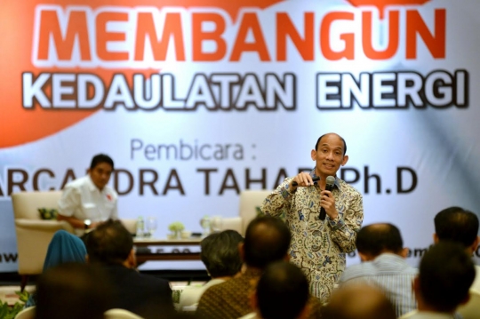 Arcandra jadi pembicara dalam diskusi 'Membangun Kedaulatan Energi'