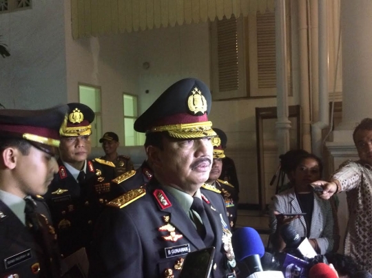 Penampilan perdana Budi Gunawan dengan pangkat jenderal