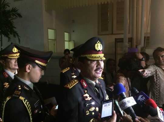 Penampilan perdana Budi Gunawan dengan pangkat jenderal