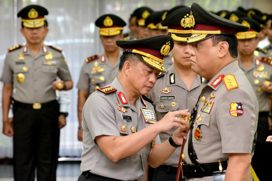 Pelantikan Komjen Syafruddin sebagai Wakapolri