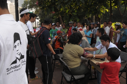 Aksi Sahabat Saefullah gelar pelayanan kesehatan gratis di CFD