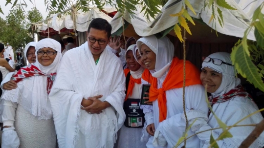 Menteri Agama kunjungi tenda jemaah haji Indonesia di Arafah