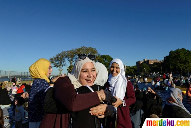 Foto : Keharmonisan minoritas muslim AS rayakan Idul Adha 