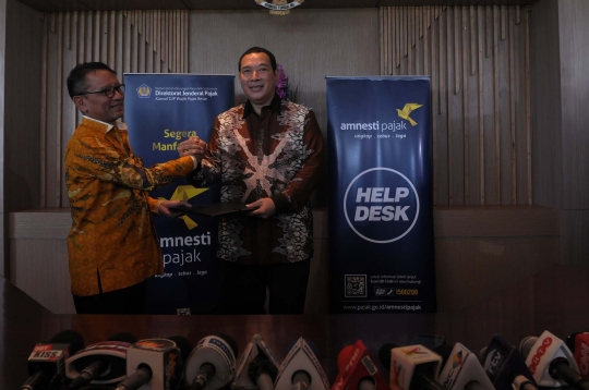 Datangi kantor pajak, Tommy Soeharto ikut program Tax Amnesty