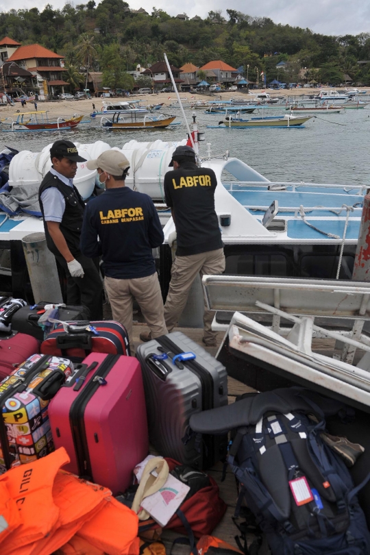 Begini kondisi kapal pengangkut turis usai meledak di Bali