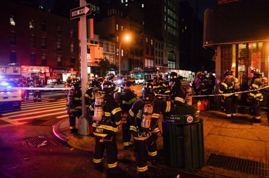 Suasana mencekam New York usai dihantam ledakan dahsyat