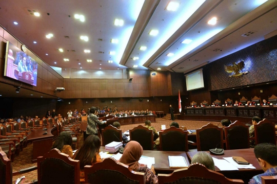 Sri Mulyani & Yasonna Laoly di sidang uji materiil UU Amnesti Pajak