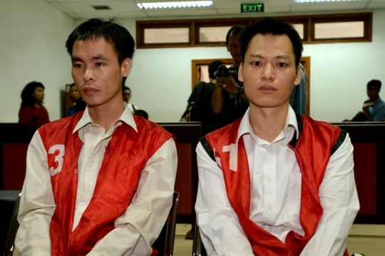 Wajah pasrah dua penyelundup sabu asal China divonis mati PN Jakbar