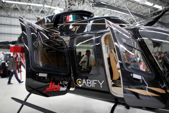 Cabify luncurkan angkutan helikopter di Meksiko