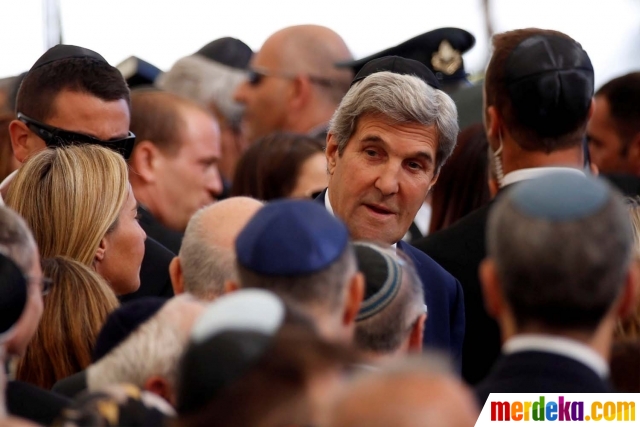 Foto : Pemimpin dunia hadiri pemakaman Shimon Peres 