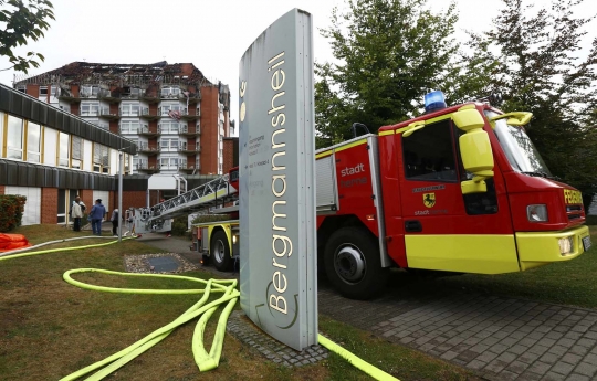 Kebakaran hebat lahap rumah sakit di Jerman, dua tewas